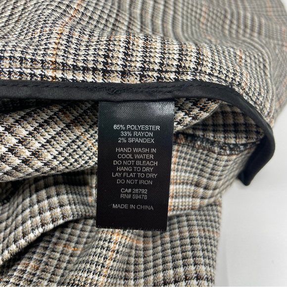 JOIE Plaid Open Front Oversized Blazer Size L - Picture 4 of 7